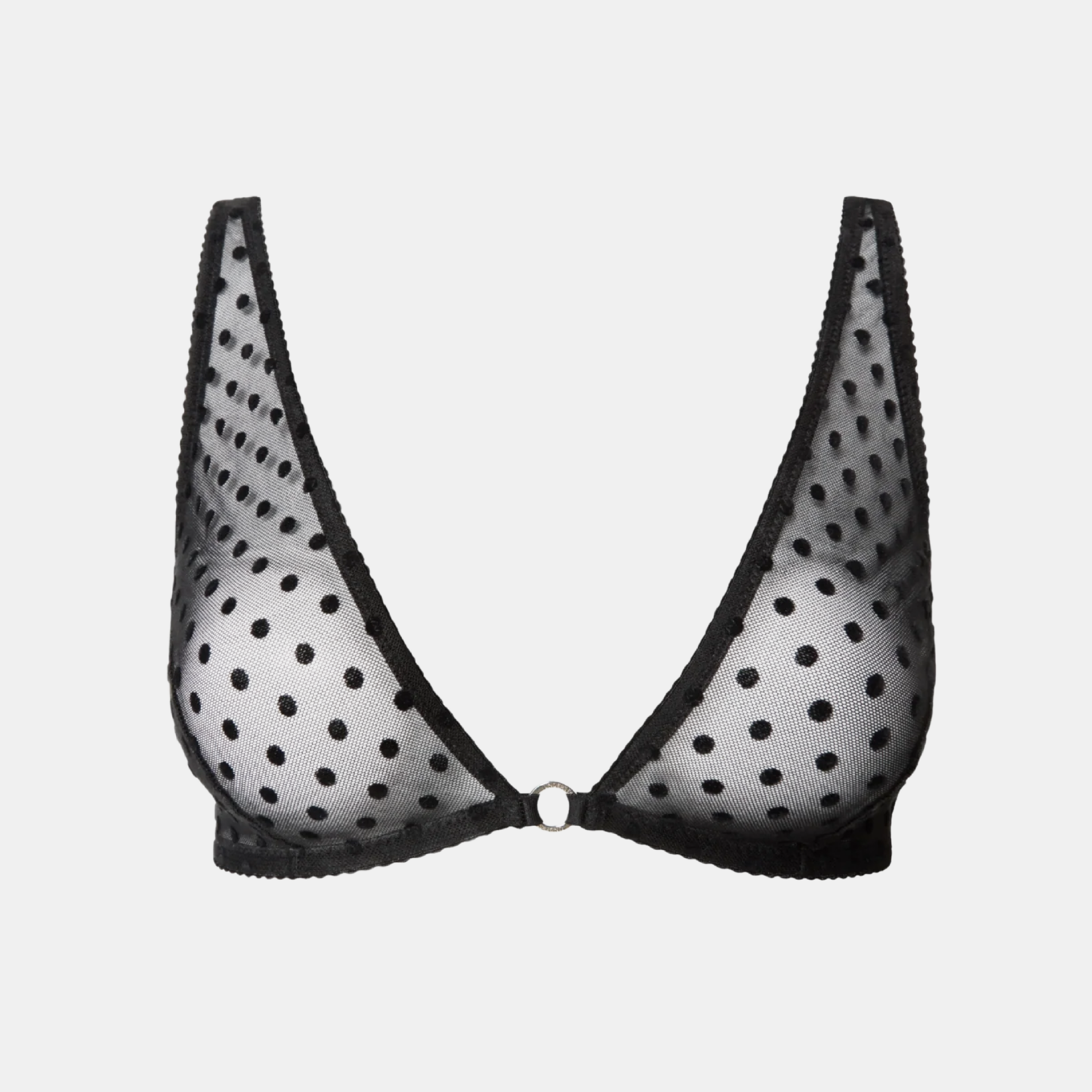 Understatement Mesh Plunge Bralette